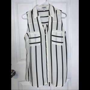 Striped Sleeveless Express Portofino Shirt
